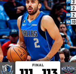 Campazzo debuta con los Dallas Mavericks