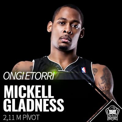 El pívot Mickell Gladness se incorpora al RETAbet Bilbao Basket