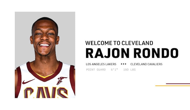 Los Cleveland Cavaliers anuncian el fichaje de Rajon Rondo