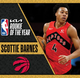 Scottie Barnes, rookie del año NBA