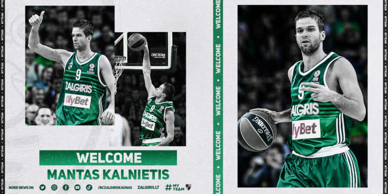 Mantas Kalnietis vuelve al Zalgiris Kaunas