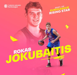 Rokas Jokubaitis, Mejor Joven de la Euroliga 2021-22