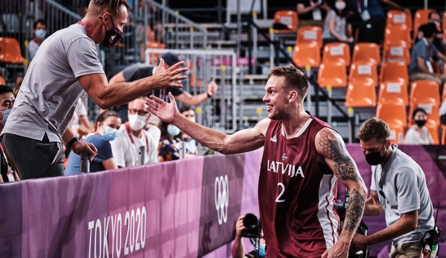 Letonia, oro olímpico masculino en el baloncesto 3x3