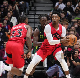 Raptors logra romper su mala racha contra los Celtics, 110-97