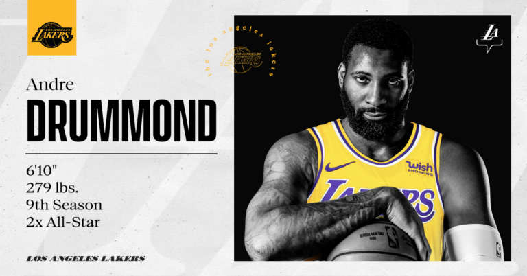 Los Angeles Lakers anuncian el fichaje de Andre Drummond