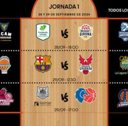 ¡Así es el calendario de la Liga Endesa 2024-25!