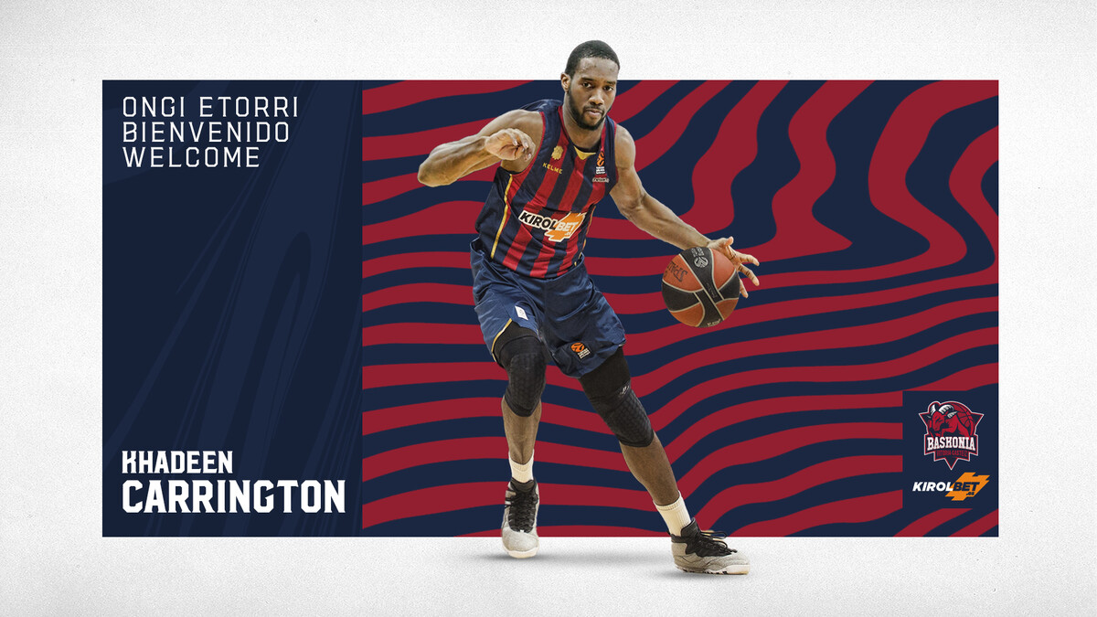 Khadeen Carrington refuerza a KIROLBET Baskonia