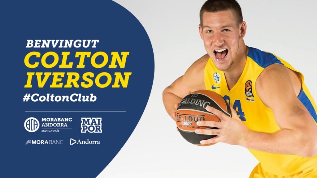Colton Iverson refuerza la pintura del Morabanc Andorra 