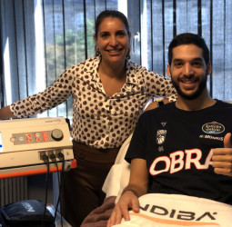 Los jugadores del Monbus Obradoiro, en las mejores manos gracias al centro médico-estético Patricia Domínguez y la terapia Indiba Activ