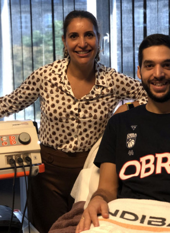Los jugadores del Monbus Obradoiro, en las mejores manos gracias al centro médico-estético Patricia Domínguez y la terapia Indiba Activ