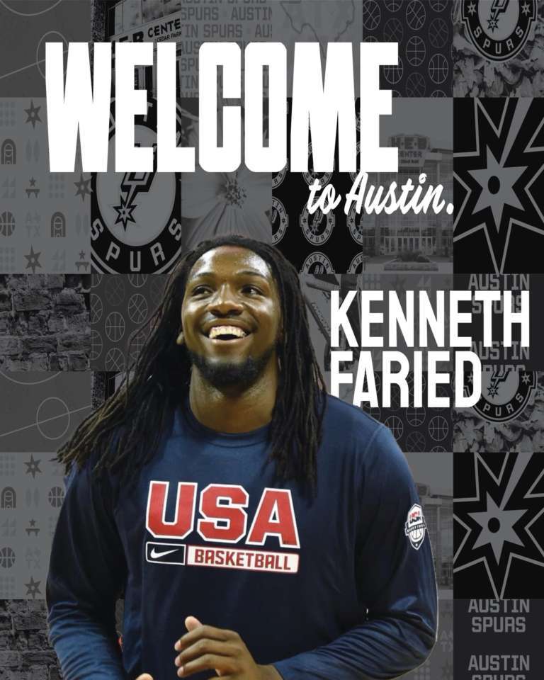 Los Austin Spurs de la G-League, anuncian el fichaje de Kenneth Faried