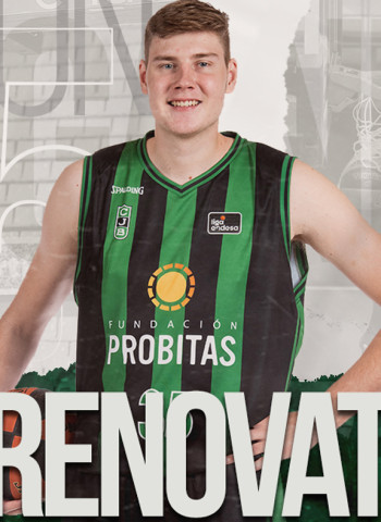 Simon Birgander prolonga su contrato con el Club Joventut Badalona