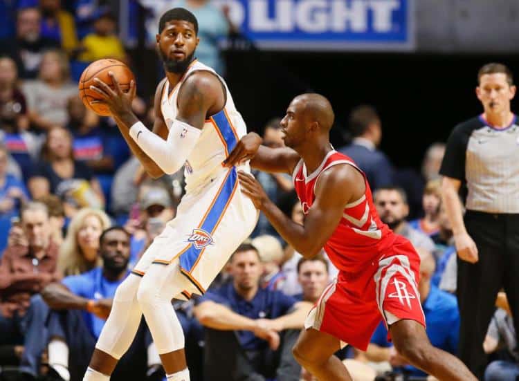 Preseason NBA: Paul y Harden ganan la batalla a los nuevos Thunder