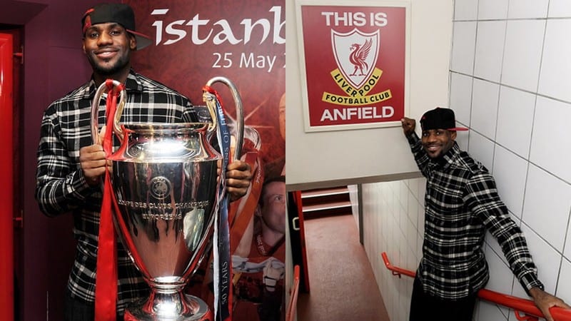 La clasificación del Liverpool a la final de la Champions hace un poco más rico a LeBron James