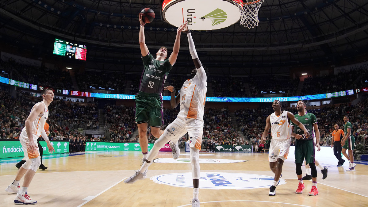 Carácter del Unicaja para ganar a Kirolbet Baskonia (82-72)