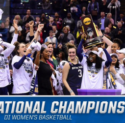 Notre Dame campeonas de NCAA Femenina 2018. Ogunbowale heroina