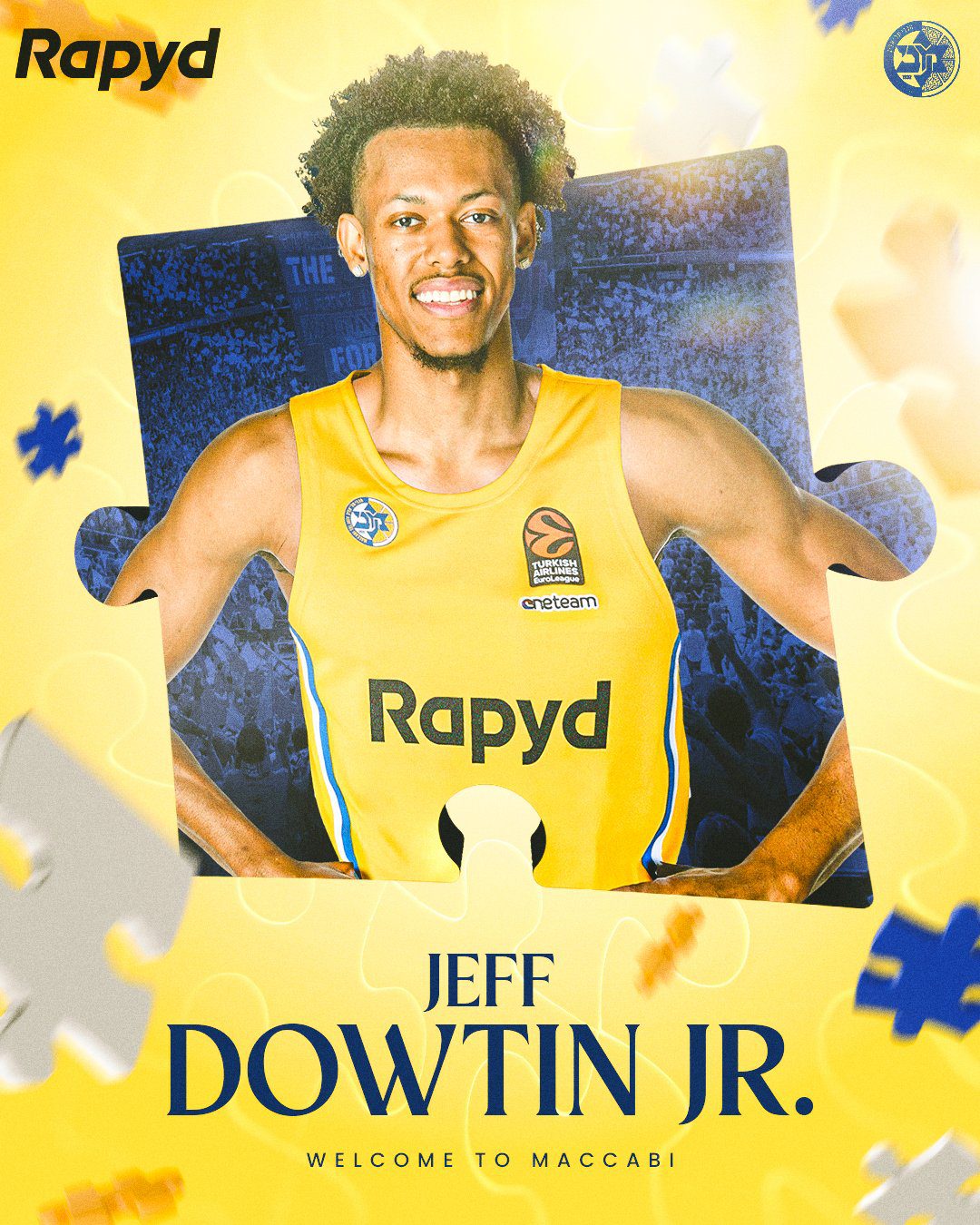 Jeff Dowtin Jr., nuevo director de juego para el Maccabi Tel Aviv