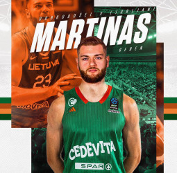 El Cedevita Olimpija Ljubljana anuncia el fichaje de Martinas Geben