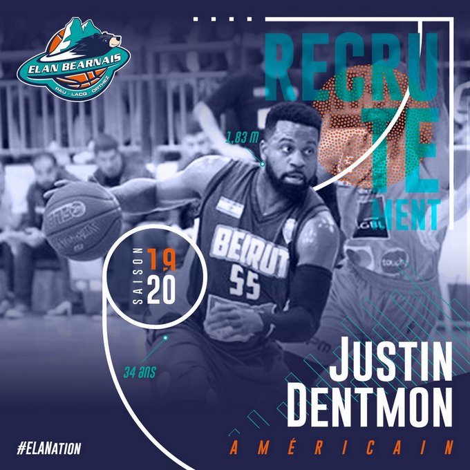 Justin Dentmon ficha por el Pau Orthez
