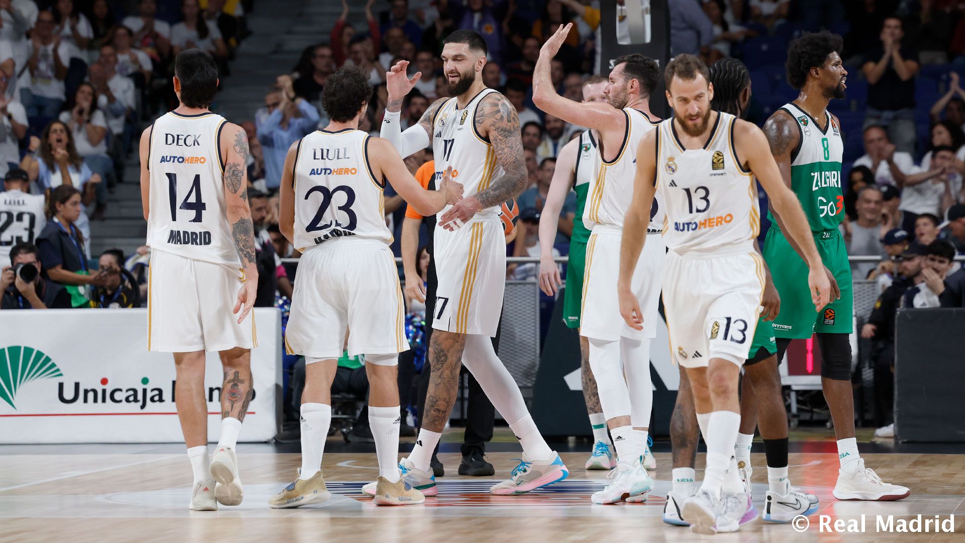 Victoria blanca en el regreso de la Euroliga al WiZink Center, 93-79