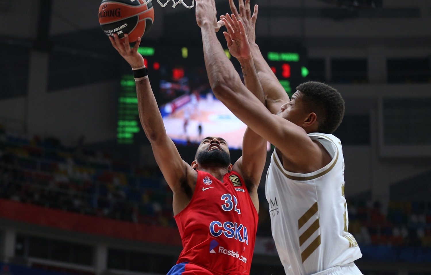 El Real Madrid no puede ampliar su racha europea en Moscú (60-55)