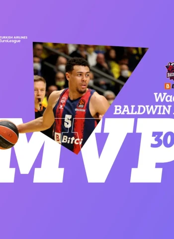 MVP de la jornada 30 de la EuroLeague: Wade Baldwin, Baskonia