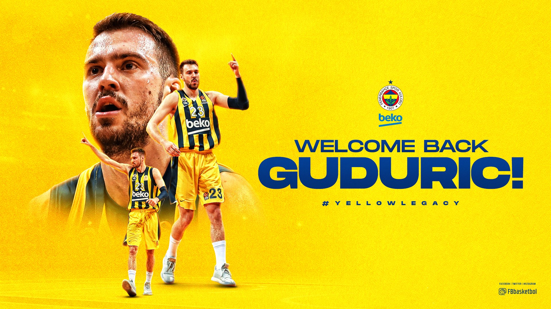 El Fenerbahce anuncia la vuelta de Marko Guduric