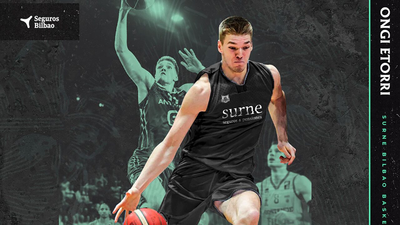 Thijs de Ridder firma con el Surne Bilbao Basket
