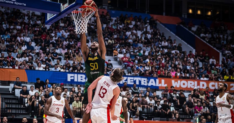 Brasil da la sorpresa al vencer a Canadá (65-69)