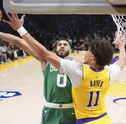 Cómoda victoria de los Lakers sobre los Boston Celtics, 96-117