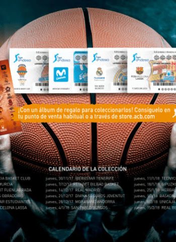 La liga Endesa será protagonista en los décimos de Lotería Nacional