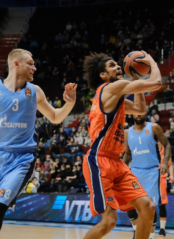 Sólido triunfo del Valencia Basket en la cancha del Zenit St. Petersburg (62-91)