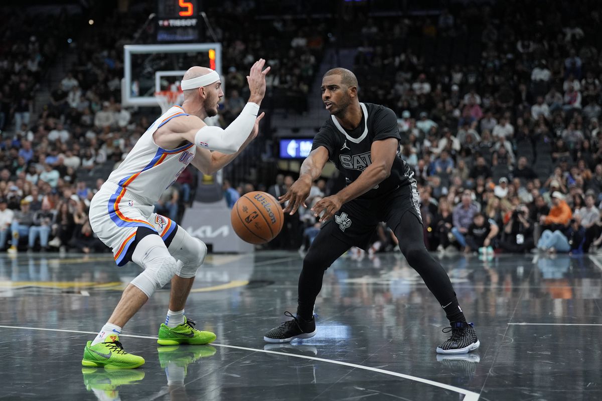Los Thunder se dejan sorprender ante los Spurs, 104-110