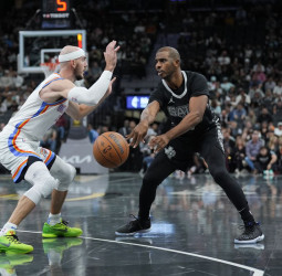 Los Thunder se dejan sorprender ante los Spurs, 104-110