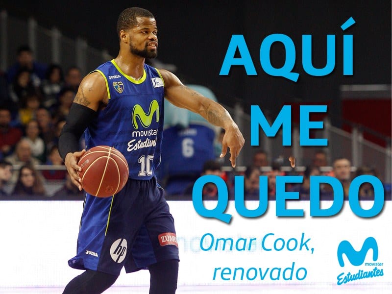 Omar Cook renueva su compromiso con Movistar Estudiantes