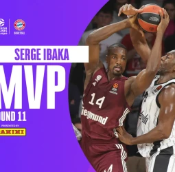 MVP de la Jornada 11 EuroLeague: Serge Ibaka, FC Bayern Munich