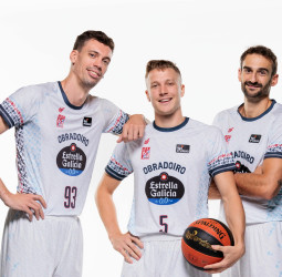 Álvaro Muñoz, Álex Suárez y Fernando Zurbriggen, capitanes del Monbus Obradoiro para la temporada 2023-2024