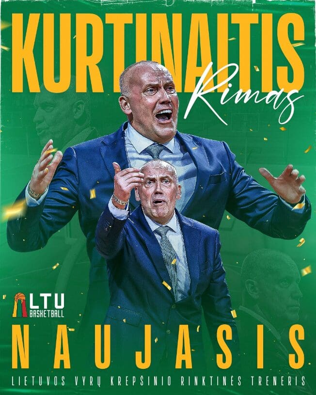 Rimas Kurtinaitis, nuevo seleccionador de Lituania