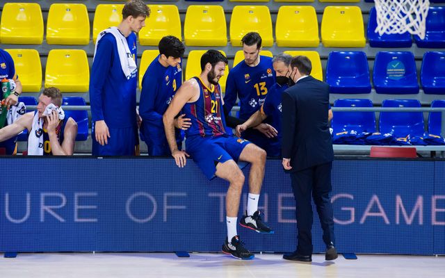 Alex Abrines, con un leve esguince de tobillo