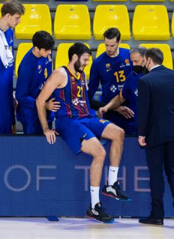 Alex Abrines, con un leve esguince de tobillo