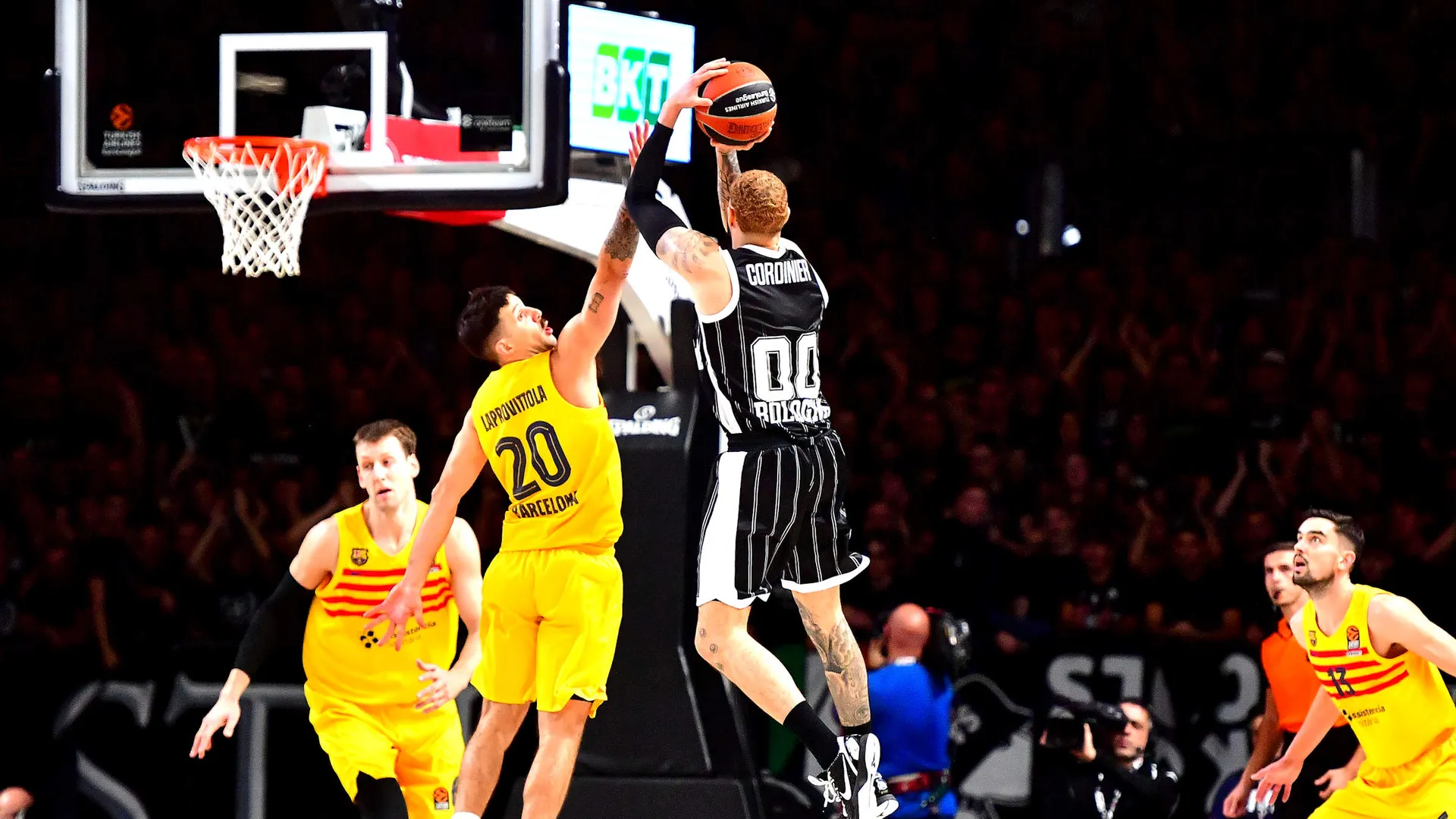 El Barcelona se topa con una crecida Virtus Bolonia, 80-75