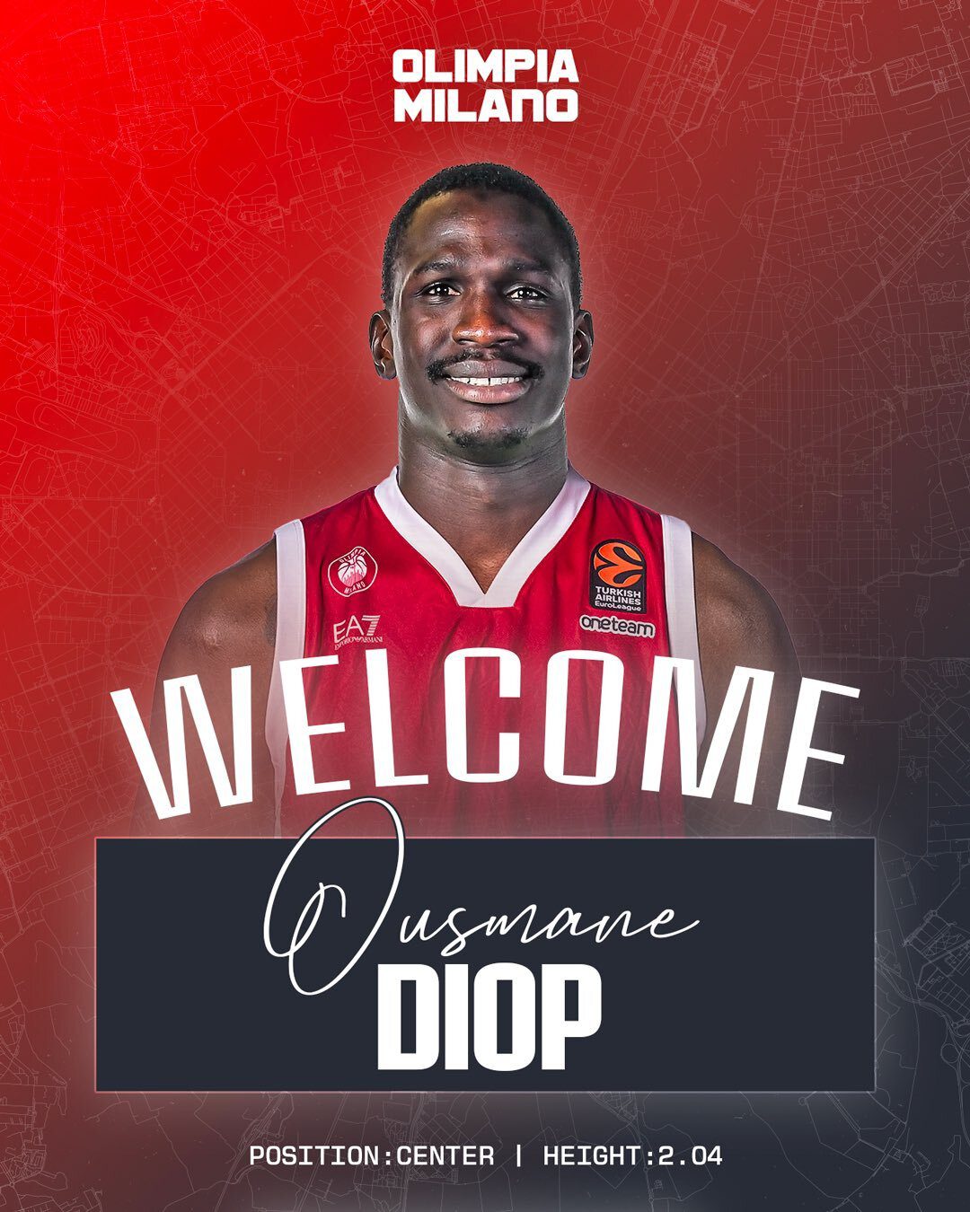 Ousmane Diop, nuevo jugador del Armani Milán