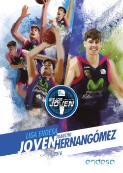Juancho Hernangómez, mejor joven de la liga Endesa 2015/16