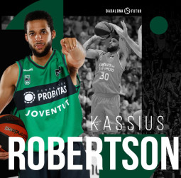 Kassius Robertson: un tirador extraordinario por el perímetro verdinegro