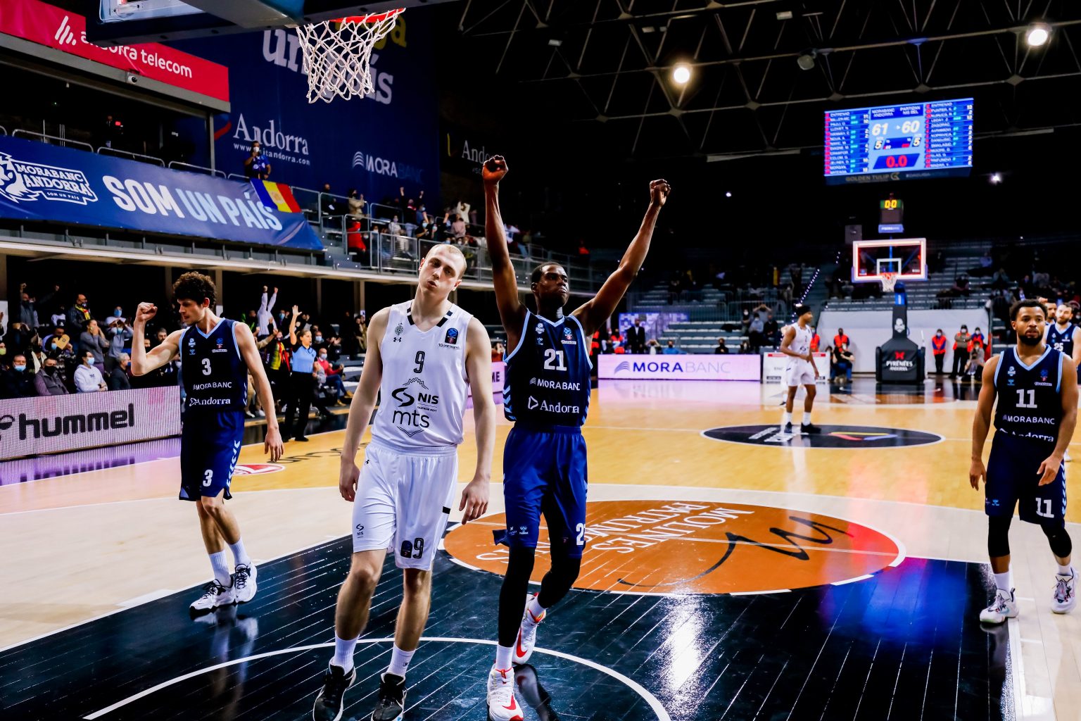 Gran noche europea para el Morabanc Andorra (61-60)