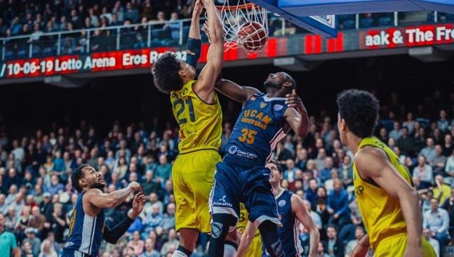 El UCAM deberá remontar en casa para llegar a cuartos (75-67)