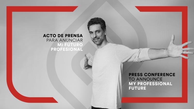 No te pierdas la rueda de prensa de Pau Gasol hoy a las 17 horas