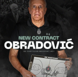 Zeljko Obradovic, dos años más en el Partizan