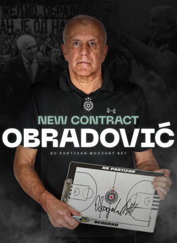 Zeljko Obradovic, dos años más en el Partizan