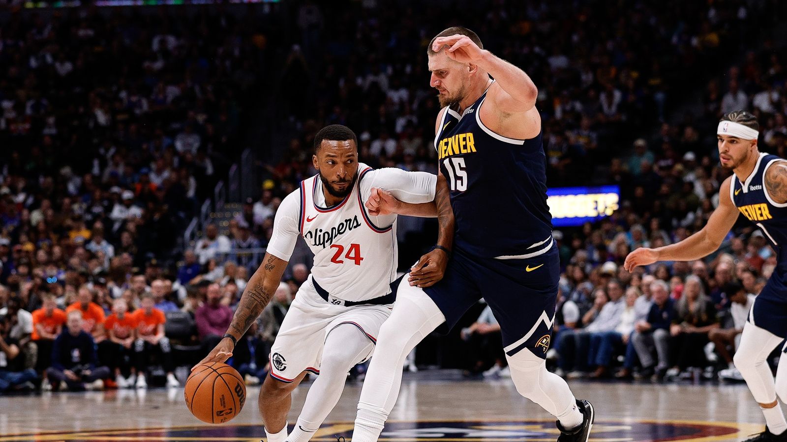 Los 41 puntos de Jokic no bastan para ganar a los Clippers, 109-104